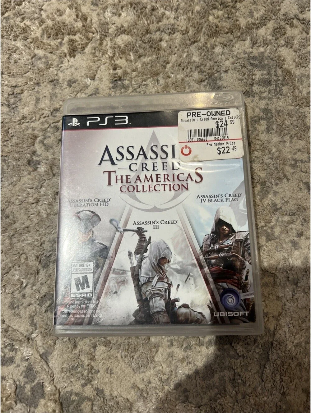 Assassin's Creed: The Americas Collection PS3 Sony PlayStation 3 2014 CIB